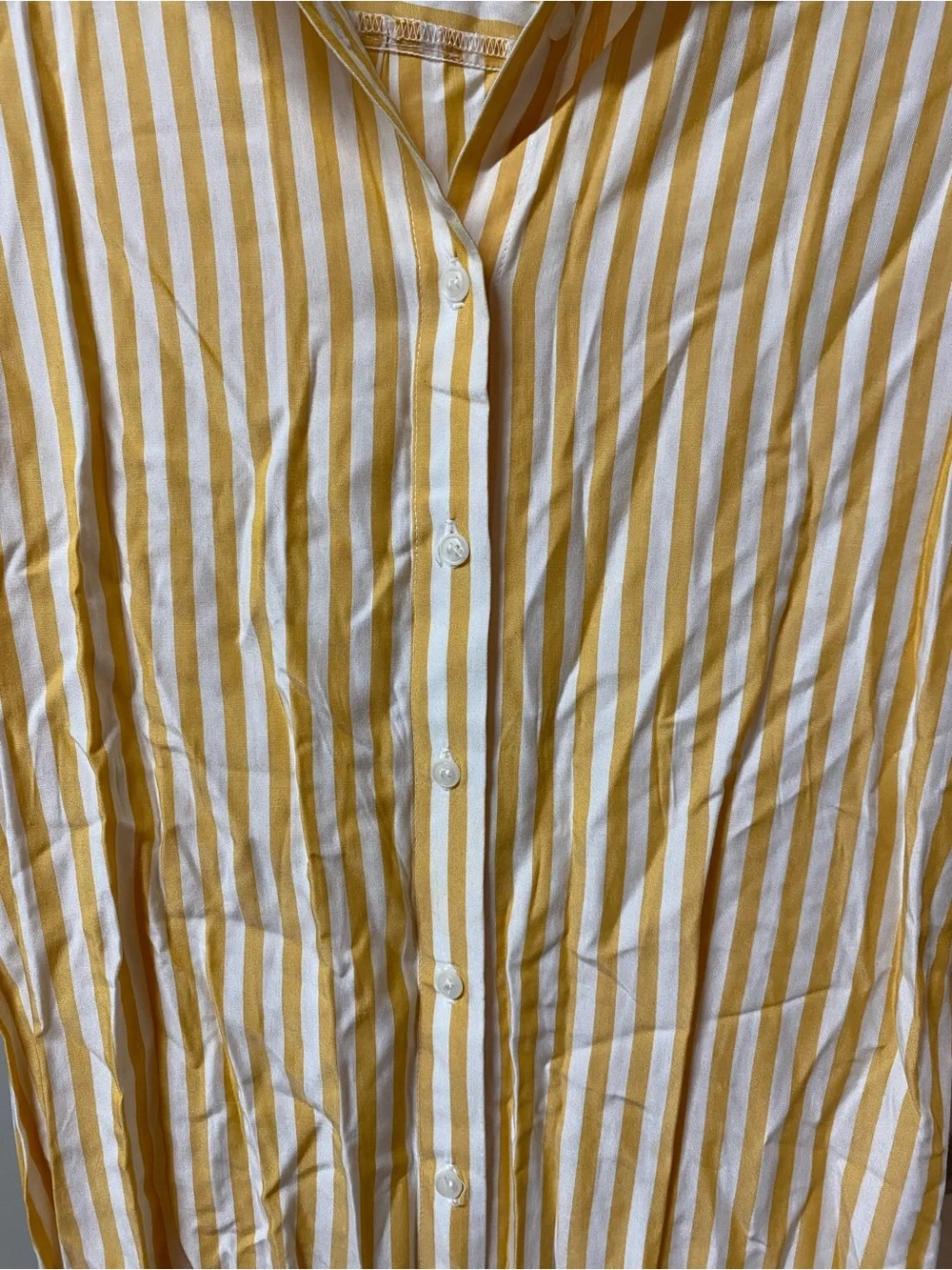 Forever 21 Yellow and White Striped Dress - Picture 6 of 10